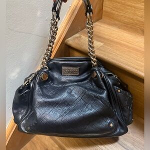 Authentic Versace leather shoulder bag